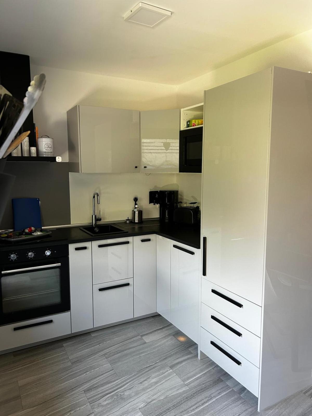 Ferienwohnung Zum Waldblick Fuenfseen Exterior foto
